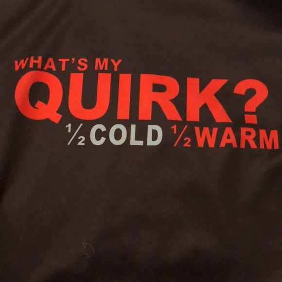 Red and Blue Hot and Cold Hoodie - Picture 4 of 5